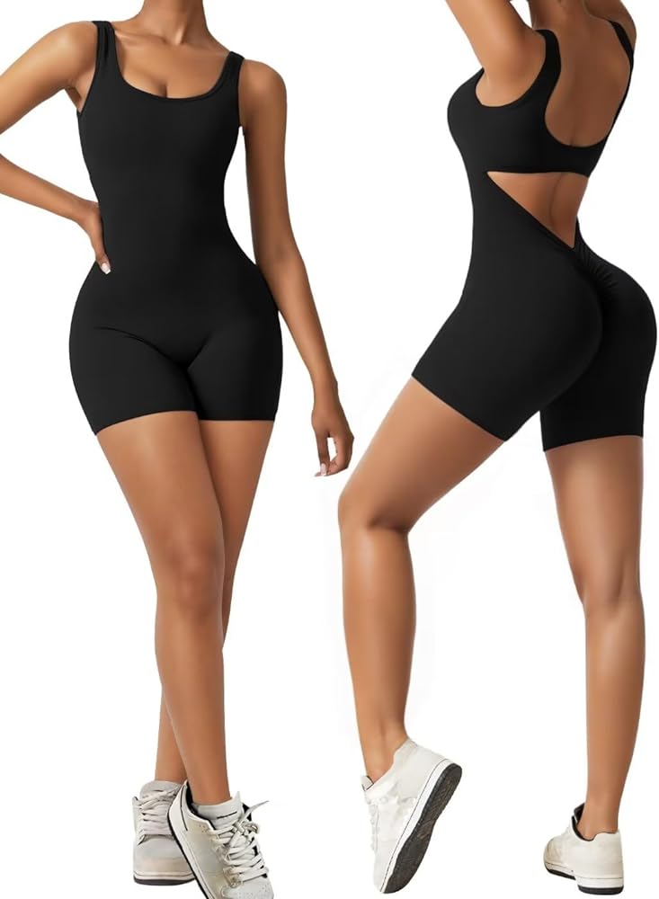 LUMORA™ - VIRAL V-BACK ROMPER