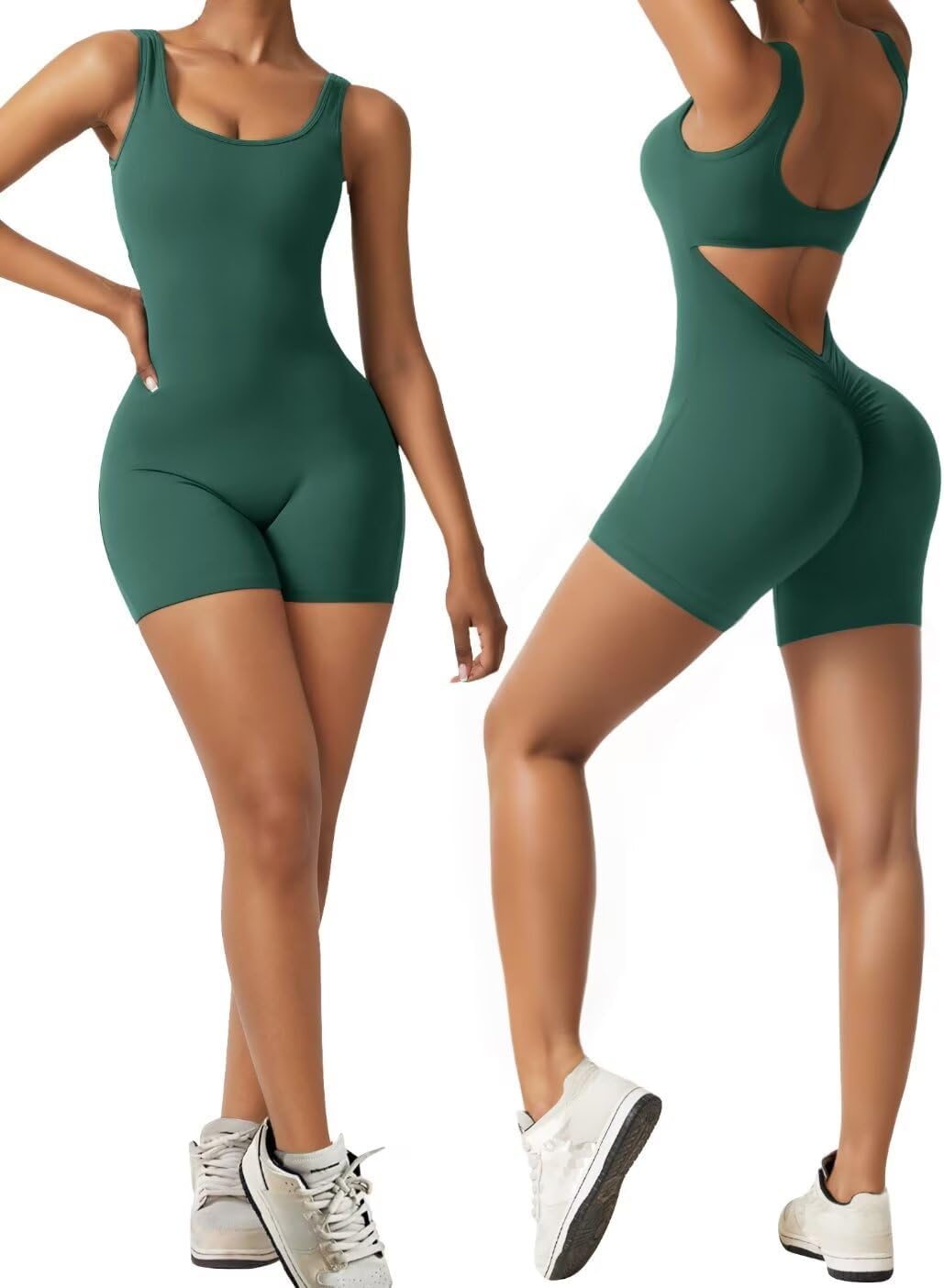 LUMORA™ - VIRAL V-BACK ROMPER