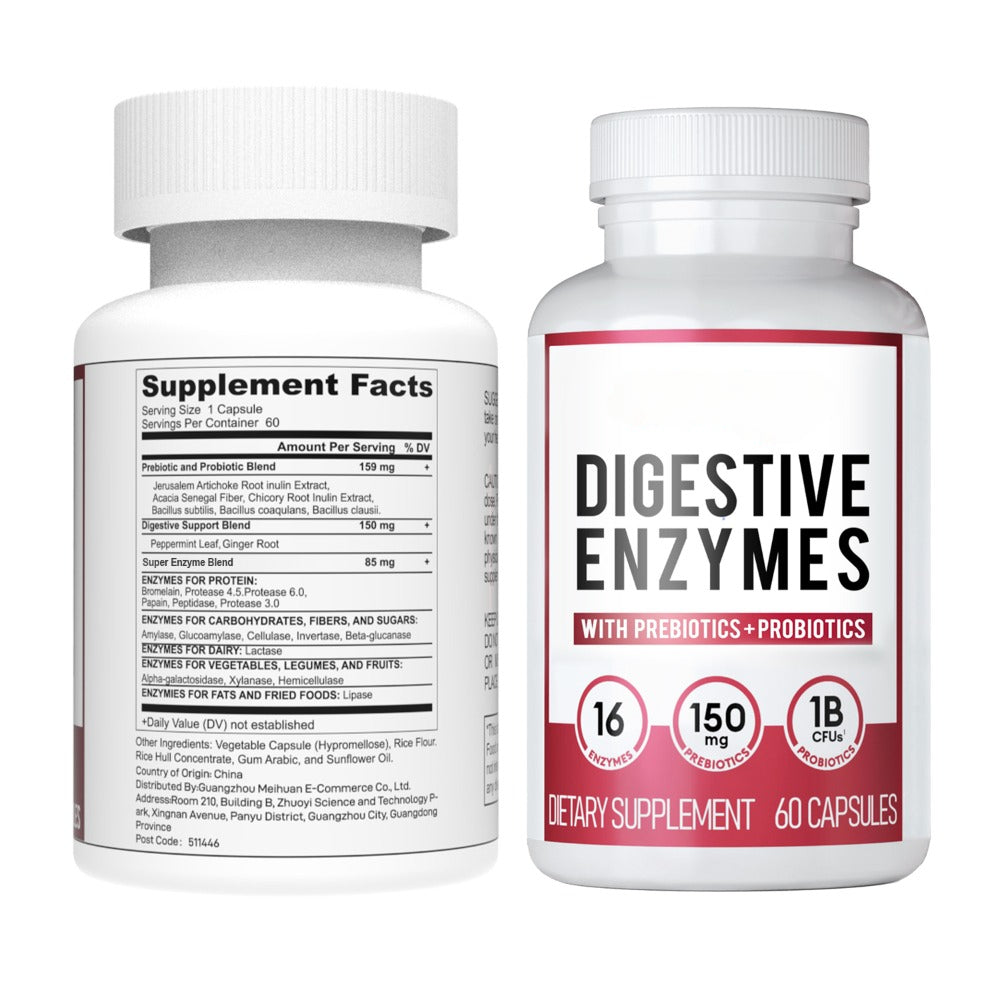 LUMORA™ - DIGESTIVE ENZYMES 60CT + 60B PROBIOTIC 30CT
