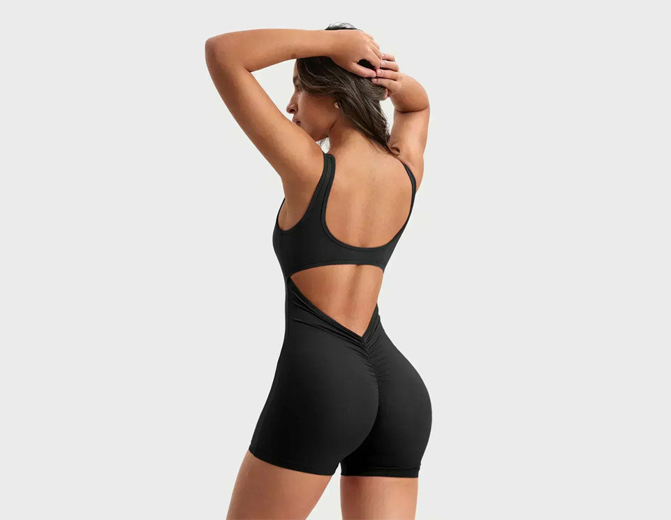 LUMORA™ - VIRAL V-BACK ROMPER