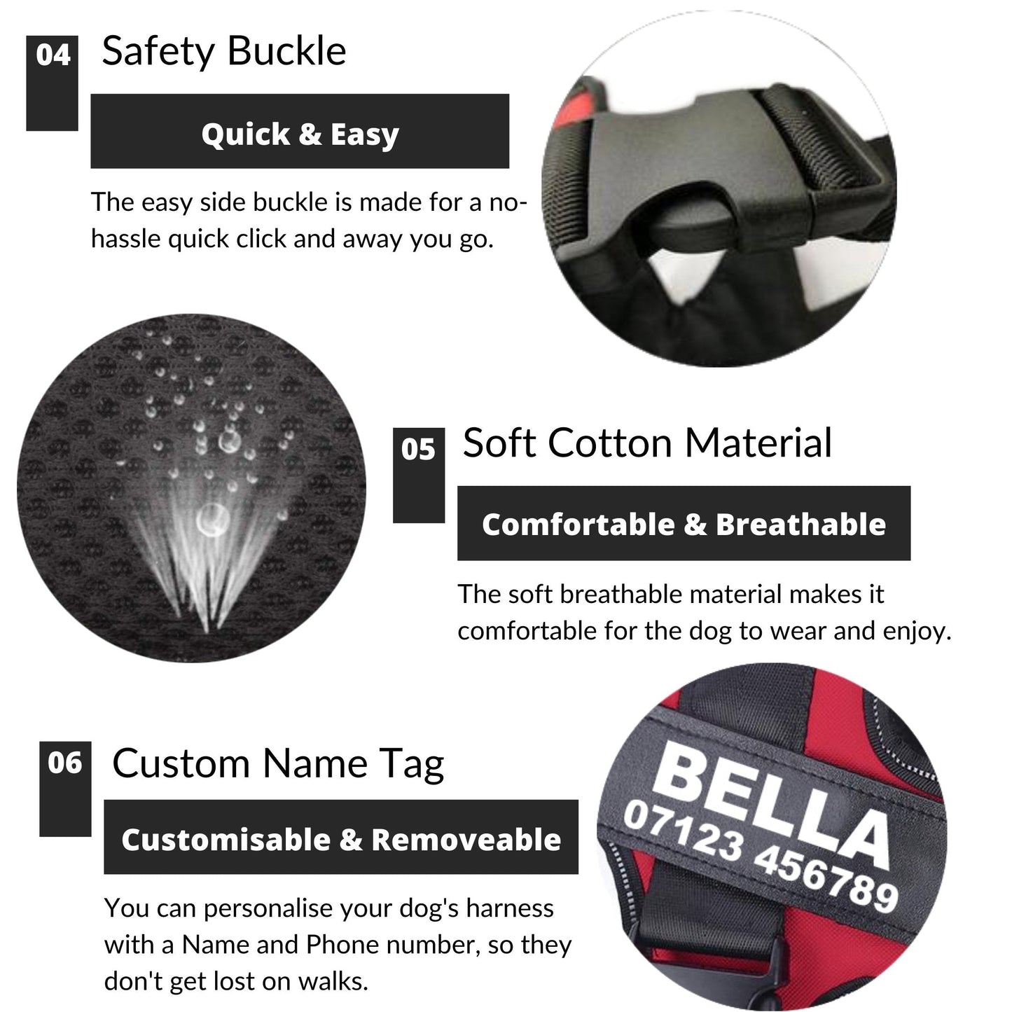 LUMORA™ - CUSTOM FIT NO-PULL DOG HARNESS