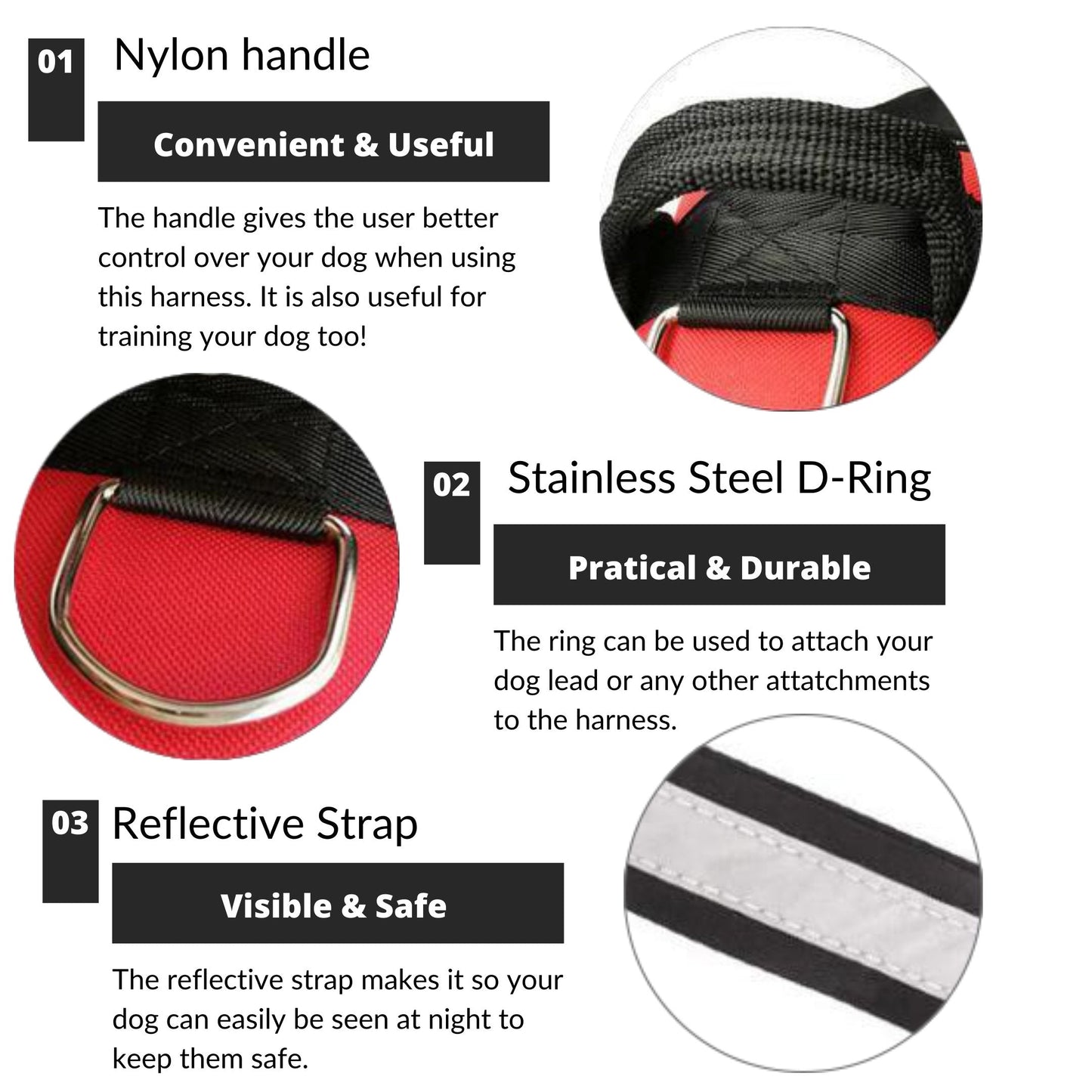 LUMORA™ - CUSTOM FIT NO-PULL DOG HARNESS
