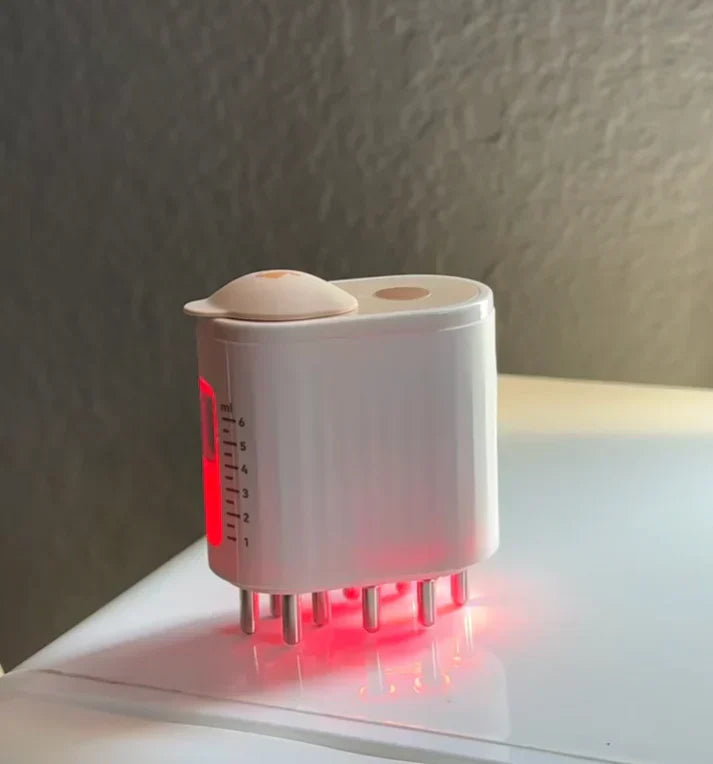 LUMORA™ - RED LIGHT THERAPY ELECTRIC SCALP MASSAGER AND HAIR OIL APPLICATOR