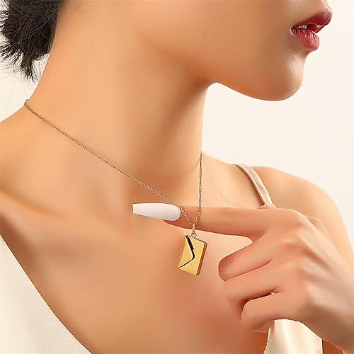 LUMORA™   - ENVELOPE LOVE LETTER PENDANT NECKLACE
